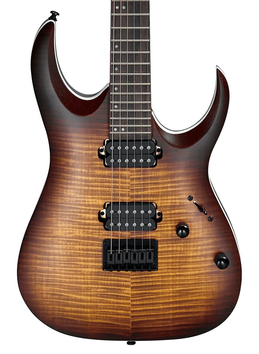 Ibanez RGA42FM-DEF Electric Guitar in Dragon Eye Burst Flat